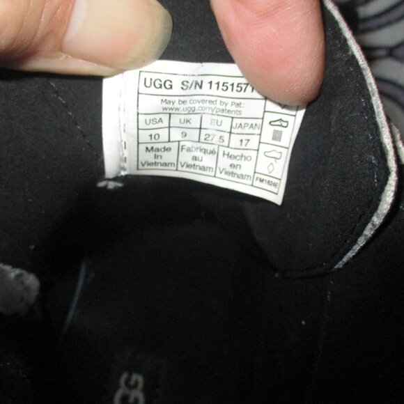 UGG Glittery Pink Kids Combat Boots size 10 toddler - Picture 7 of 8